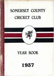 SOMERSET COUNTY CRICKET CLUB YEARBOOK 1937