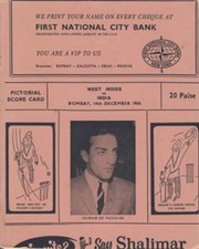 INDIA V WEST INDIES 1966 (1ST TEST)