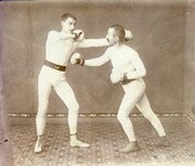 SALLE JULIEN LECLERC (PARIS) 1890S BOXING PHOTOGRAPH