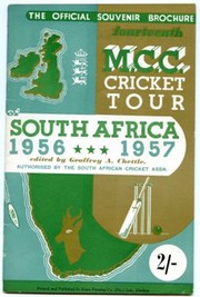 CRICKETERS FROM ENGLAND: OFFICIAL SOUVENIR BROCHURE FOR THE 1956-7 M.C.C. TOUR OF SOUTH AFRICA