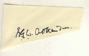 BERNARD ATKINSON CRICKET AUTOGRAPH