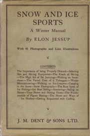 SNOW AND ICE SPORTS: A WINTER MANUAL