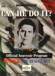 FRANKIE "THE SURGEON" RANDALL V JULIO CESAR CHAVEZ 1994 ("REVENGE: THE REMATCHES") BOXING PROGRAMME