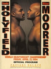 EVANDER HOLYFIELD V MICHAEL MOORER 1994 BOXING PROGRAMME