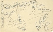COVENTRY CITY 1956 SIGNED ALBUM PAGE