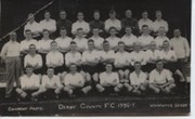 DERBY COUNTY 1936-37 FOOTBALL POSTCARD