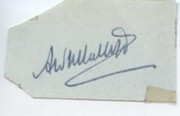 ANTHONY MALLETT CRICKET AUTOGRAPH