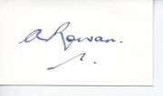 ATHOL ROWAN CRICKET AUTOGRAPH