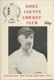 ESSEX COUNTY CRICKET CLUB ANNUAL 1976