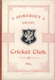 SOMERSET COUNTY CRICKET CLUB 1894-95 (YEARBOOK)