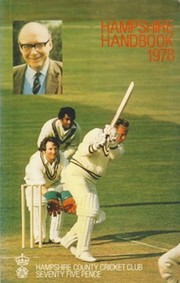 HAMPSHIRE COUNTY CRICKET CLUB ILLUSTRATED HANDBOOK 1978