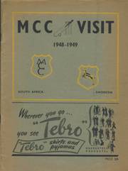 ENGLAND TOUR OF SOUTH AFRICA 1948-49 CRICKET BROCHURE