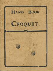 HANDBOOK OF CROQUET