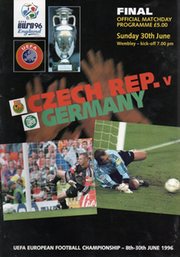 CZECH REPUBLIC V GERMANY 1996 (EURO 96 FINAL)  FOOTBALL PROGRAMME
