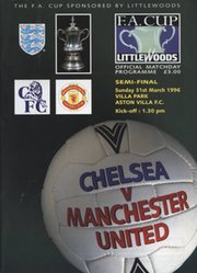 CHELSEA V MANCHESTER UNITED 1996 (F.A. CUP SEMI-FINAL) FOOTBALL PROGRAMME