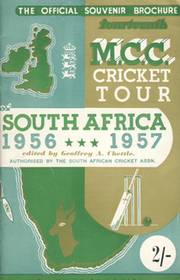 CRICKETERS FROM ENGLAND: OFFICIAL SOUVENIR BROCHURE FOR THE 1956-7 M.C.C. TOUR OF SOUTH AFRICA