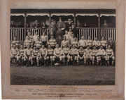 EAST MIDLANDS & WARATAHS 1927 RUGBY PHOTOGRAPH