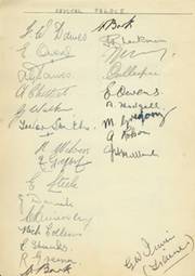 CRYSTAL PALACE & READING FOOTBALL CLUBS (WARTIME) SIGNED ALBUM PAGE