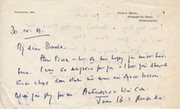 HARRY ALTHAM (SURREY & HAMPSHIRE) 1951 CRICKET LETTER - TO D.J. KNIGHT