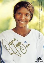 DENISE LEWIS SIGNED PHOTOGRAPH