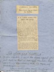 KEN CARSON (SCORING 5 GOALS FOR EALING V CROUCH END)