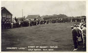 MASSEY - TAYLOR MATCH 1907 (SEACROFT LINKS) GOLF POSTCARD