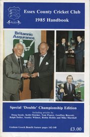 ESSEX COUNTY CRICKET CLUB ANNUAL 1985