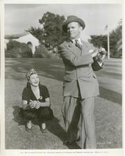 GEORGE BURNS PLAYING BASEBALL 1936