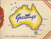 CHRISTMAS CARD (ASHES TOUR 1950-51) - SIGNED BY CHARLIE BRAY, ESSEX