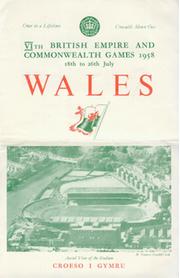 COMMONWEALTH GAMES CARDIFF 1958 PUBLICITY LEAFLET