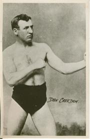 DAN CREEDON (NEW ZEALAND) BOXING POSTCARD