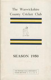 WARWICKSHIRE COUNTY CRICKET CLUB ANNUAL REPORT 1950