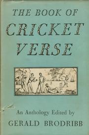 THE BOOK OF CRICKET VERSE