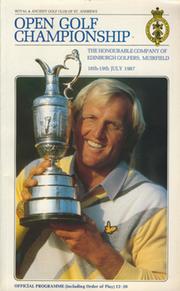 OPEN GOLF CHAMPIONSHIP 1987 (MUIRFIELD) PROGRAMME