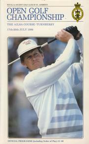 OPEN GOLF CHAMPIONSHIP 1986 (TURNBERRY) PROGRAMME