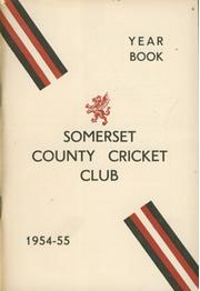SOMERSET COUNTY CRICKET CLUB YEARBOOK 1954-55