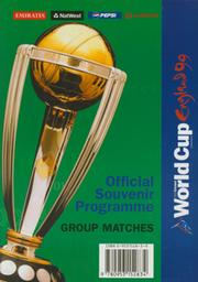 CRICKET WORLD CUP 1999 GROUP MATCHES CRICKET PROGRAMME