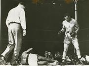 JOE LOUIS V JERSEY JOE WALCOTT 1948 PRESS PHOTOGRAPH