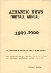 ATHLETIC NEWS FOOTBALL ANNUAL 1899-1900 (FACSIMILE EDITION)