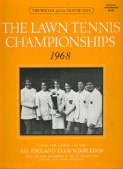 WIMBLEDON CHAMPIONSHIPS 1968 (DAY 10) TENNIS PROGRAMME