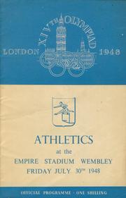 LONDON OLYMPICS 1948 - 30TH JULY ATHLETICS