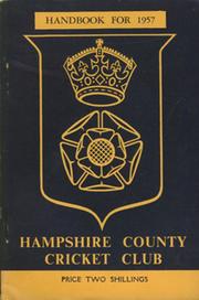 HAMPSHIRE COUNTY CRICKET CLUB ILLUSTRATED HANDBOOK 1957
