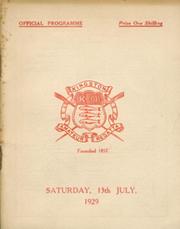 KINGSTON REGATTA 1929 OFFICIAL PROGRAMME