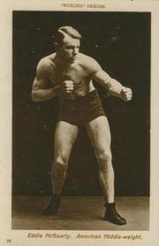 EDDIE MCGOORTY BOXING POSTCARD