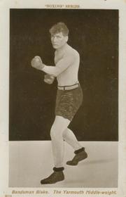 "BANDSMAN" JACK BLAKE BOXING POSTCARD