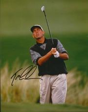 TOM LEHMAN SIGNED GOLF PHOTOGRAPH