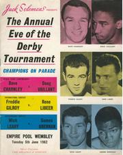 DAVE CHARNLEY V DOUG VAILLANT 1962 BOXING PROGRAMME