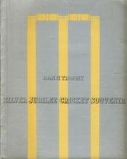 BOMBAY V REST OF INDIA 1960 (RANJI TROPHY SILVER JUBILEE) CRICKET PROGRAMME