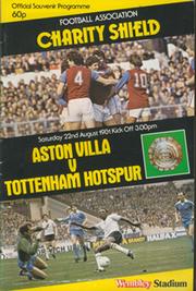 ASTON VILLA V TOTTENHAM HOTSPUR 1981 (CHARITY SHIELD) FOOTBALL PROGRAMME
