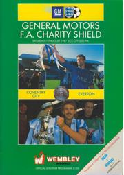 COVENTRY CITY V EVERTON 1987 (CHARITY SHIELD) FOOTBALL PROGRAMME